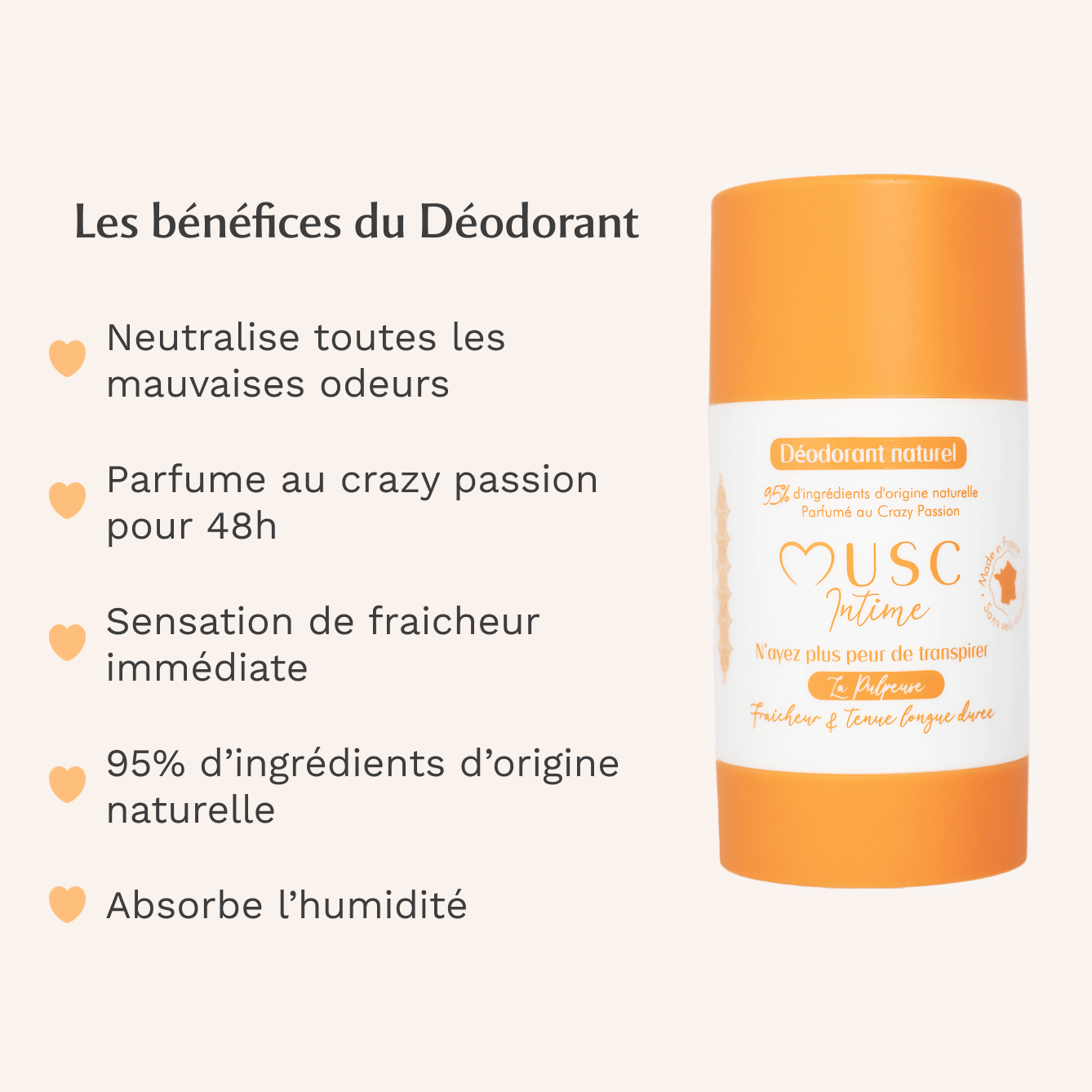 Déodorant Naturel Crazy Passion