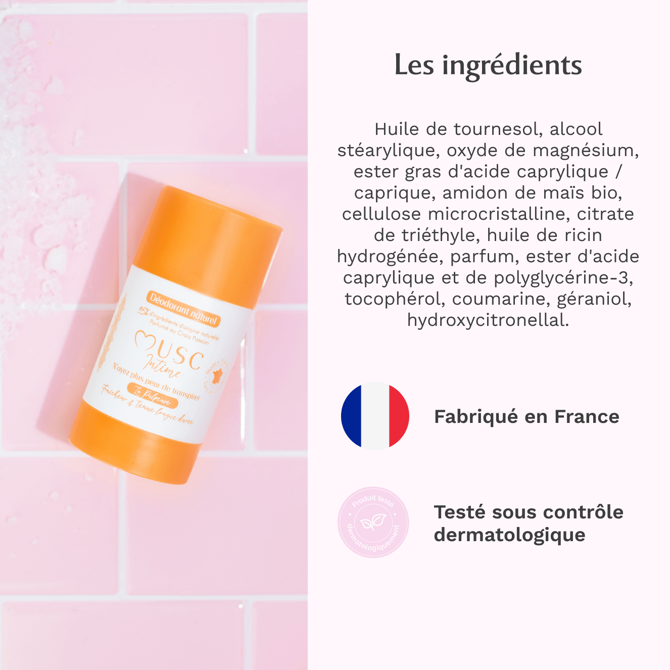 Déodorant Naturel Crazy Passion