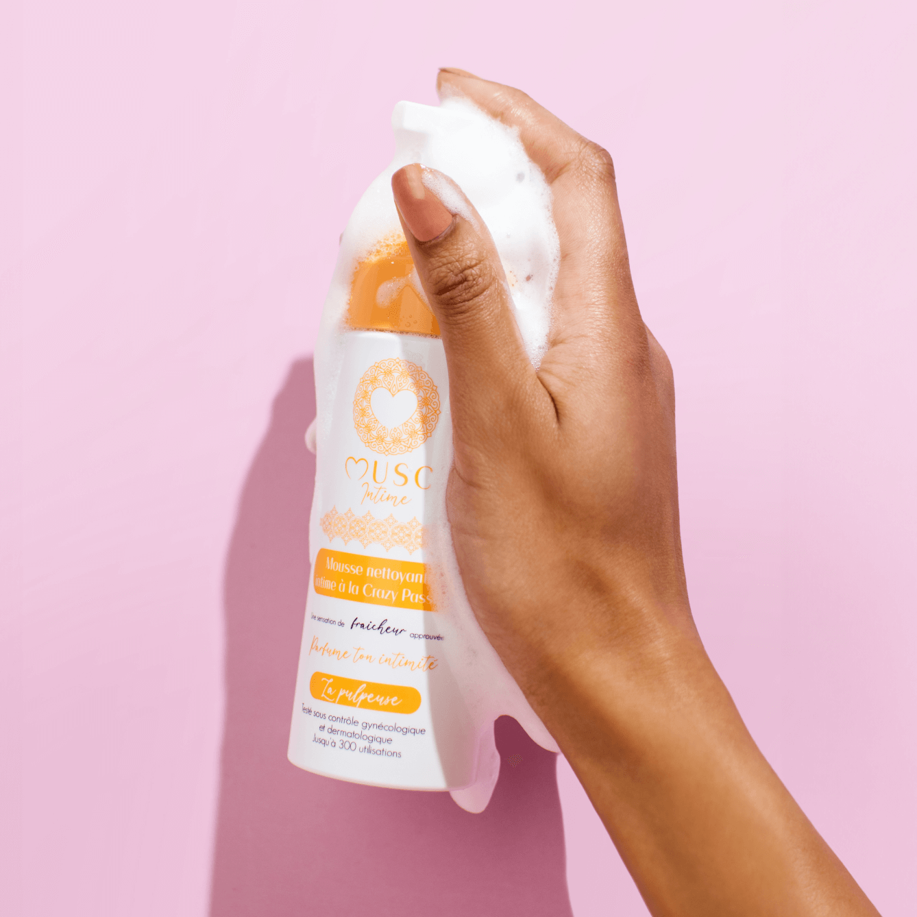 Mousse nettoyante intime à la Crazy Passion - La Pulpeuse (150ml)