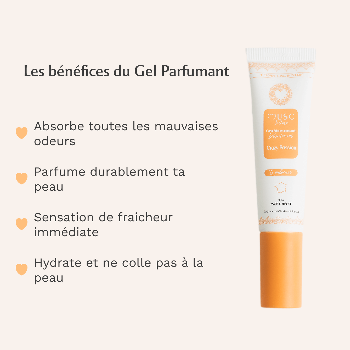 Gel Parfumant - La Pulpeuse à la Crazy Passion (30ml)