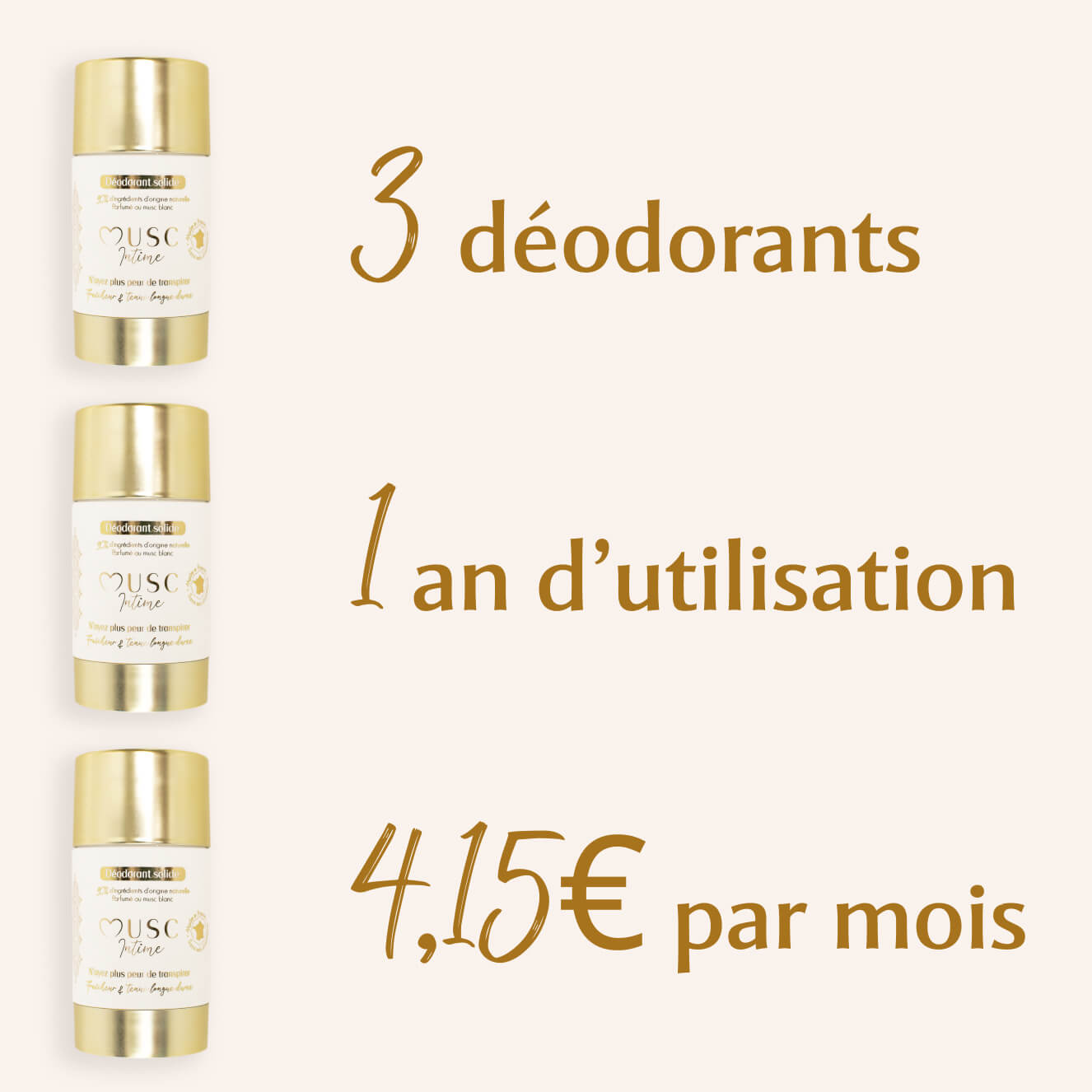 Déodorant Naturel au Monoï - La Rayonnante