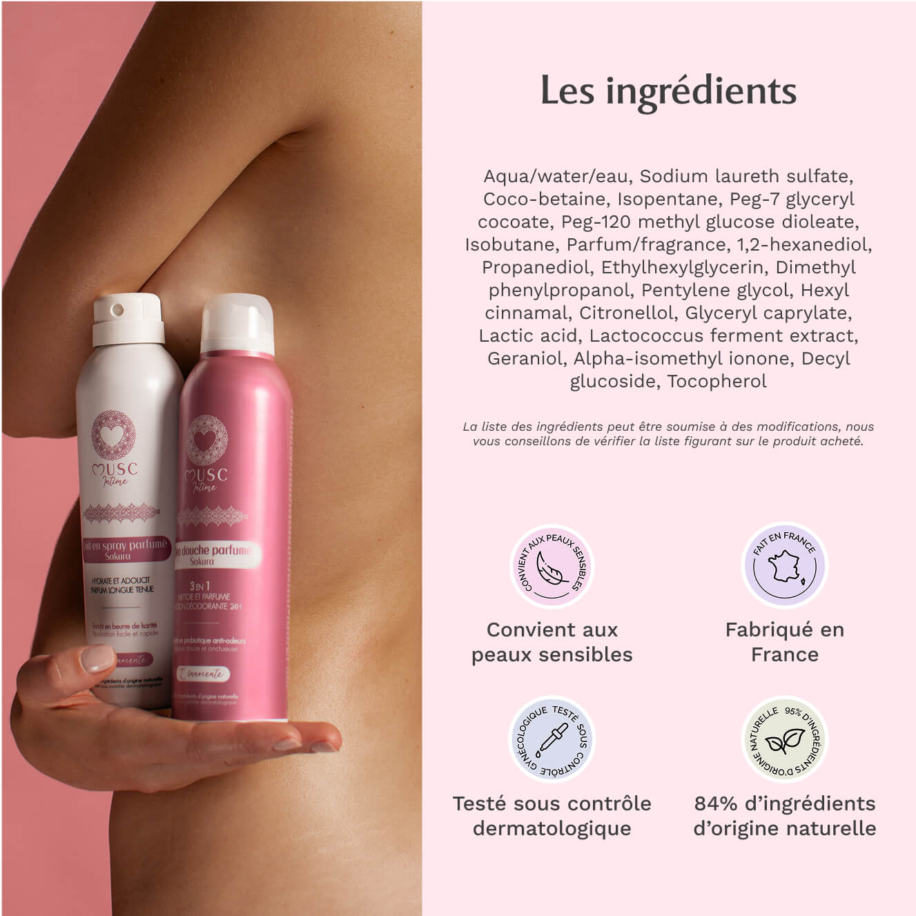 Déo douche parfumé Sakura - L’Innocente