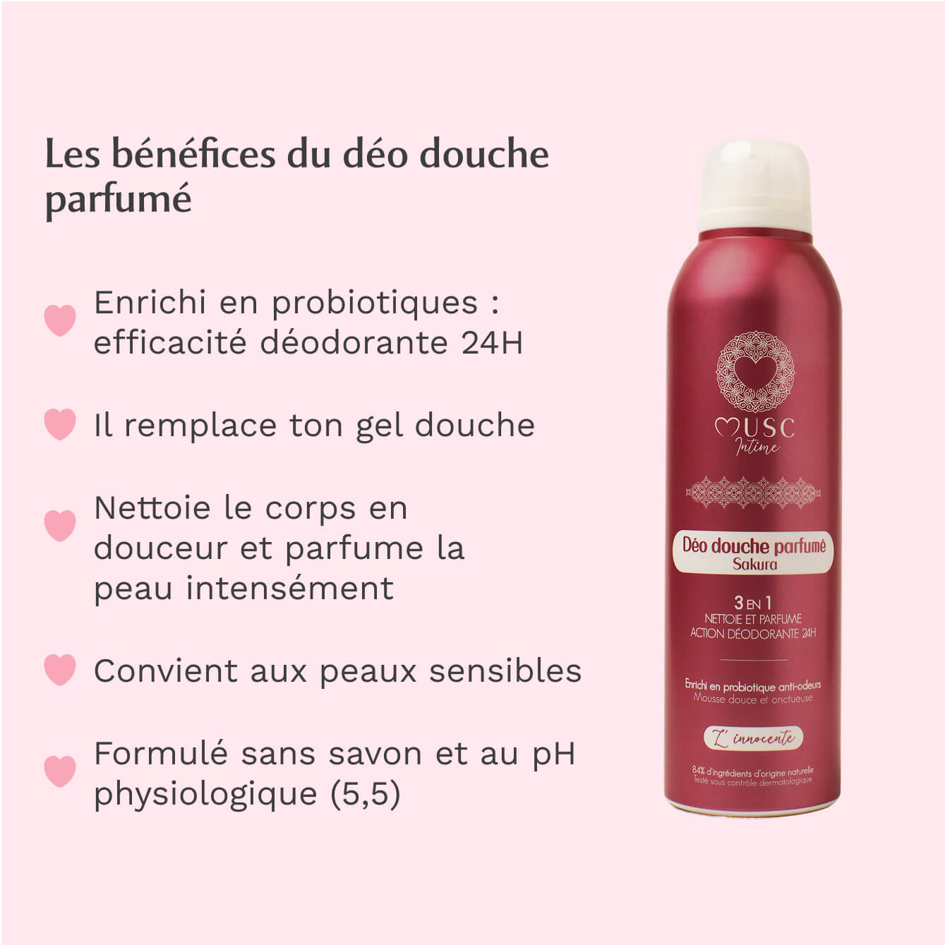 Déo douche parfumé Sakura - L’Innocente