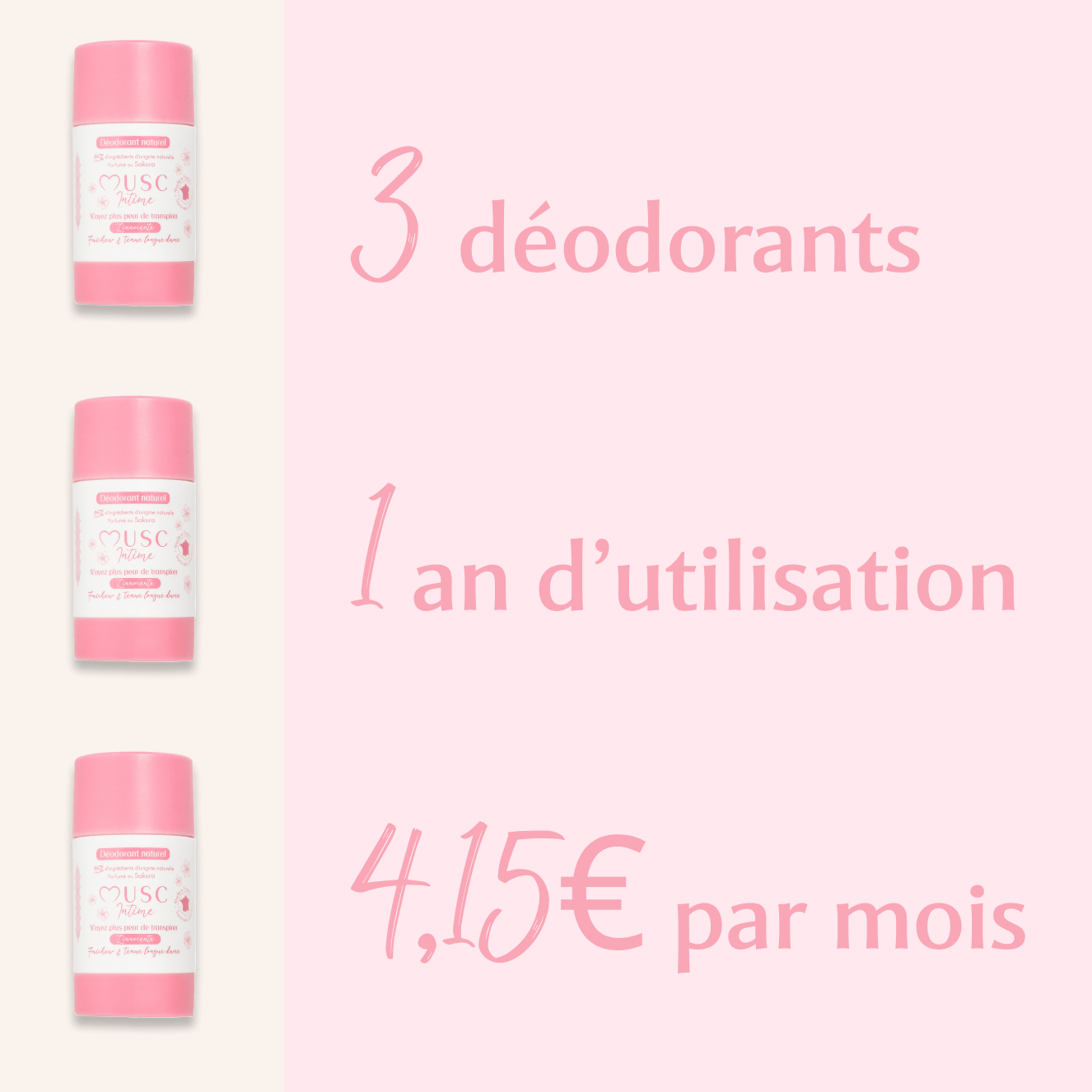 Déodorant Naturel au Sakura - L'Innocente