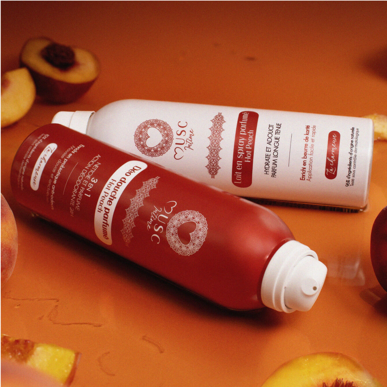 Déo douche parfumé Hot Peach - La Charmeuse