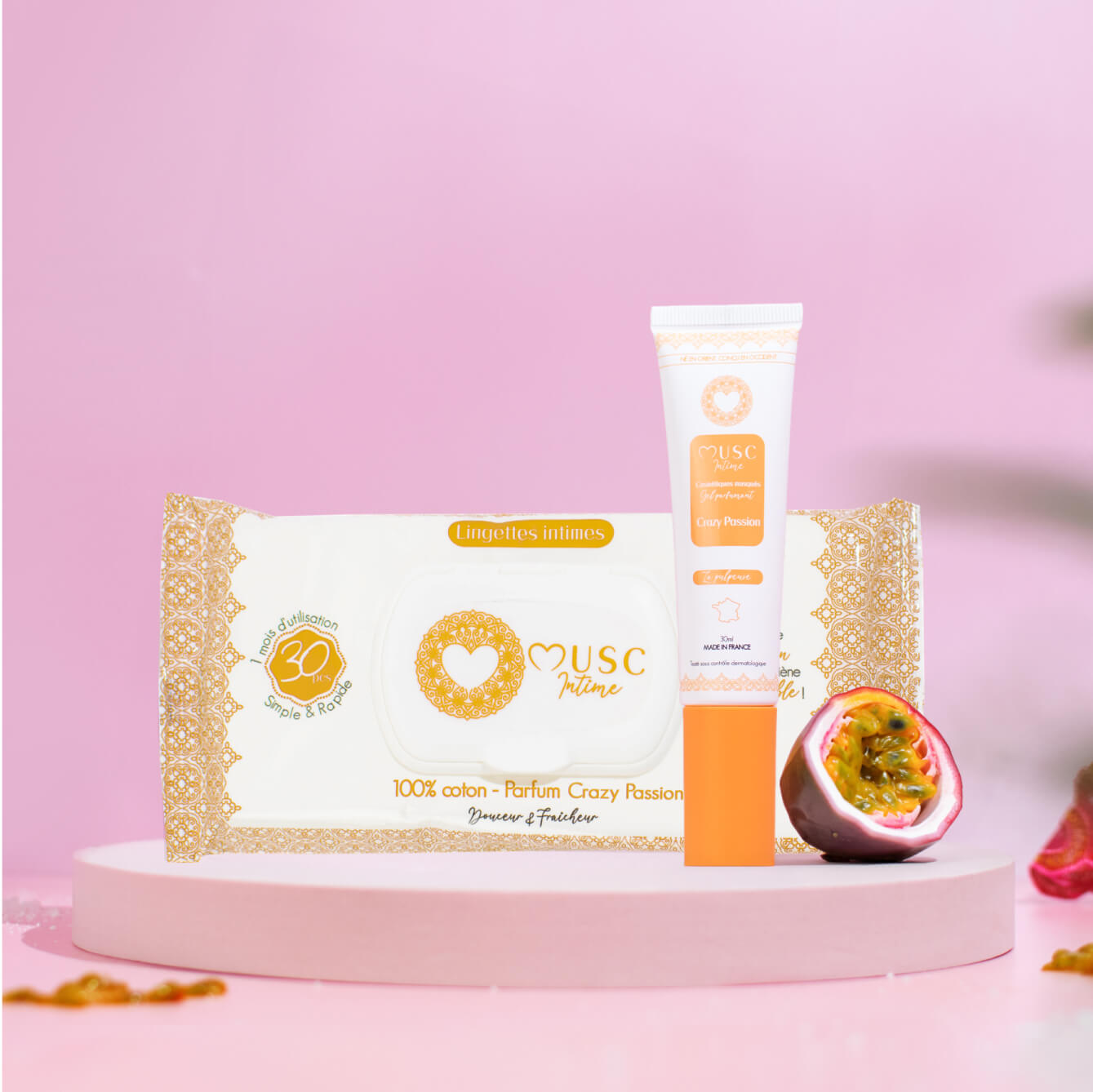 Gel Parfumant + Lingettes Crazy Passion