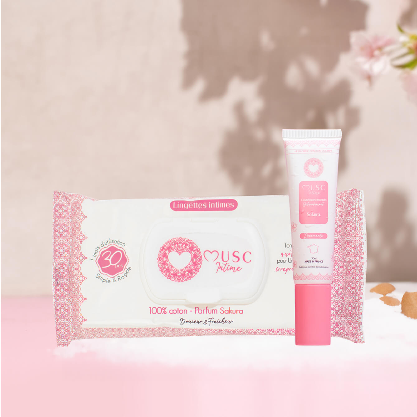 Gel Parfumant + Lingettes Sakura