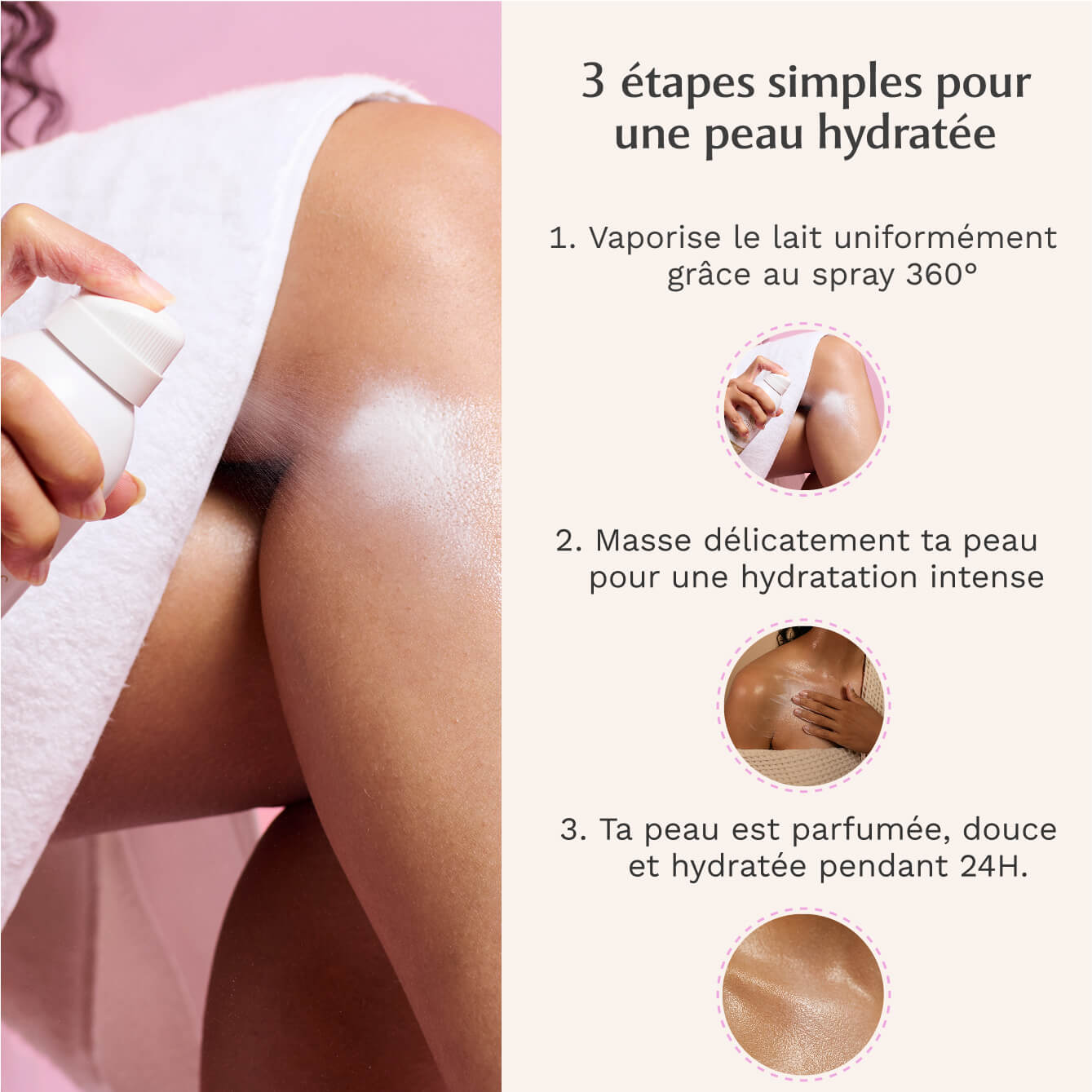 Lait en spray parfumé Monoï Oriental - La Rayonnante