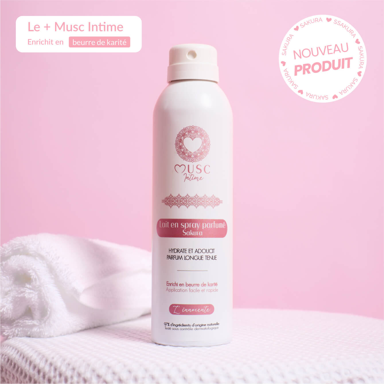 Lait en spray parfumé Sakura - L’Innocente