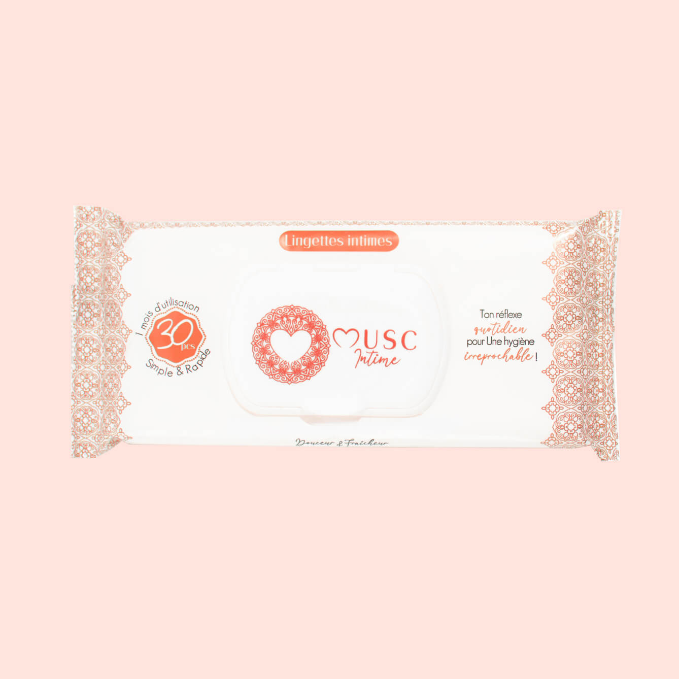 Lingettes Intime Hot Peach