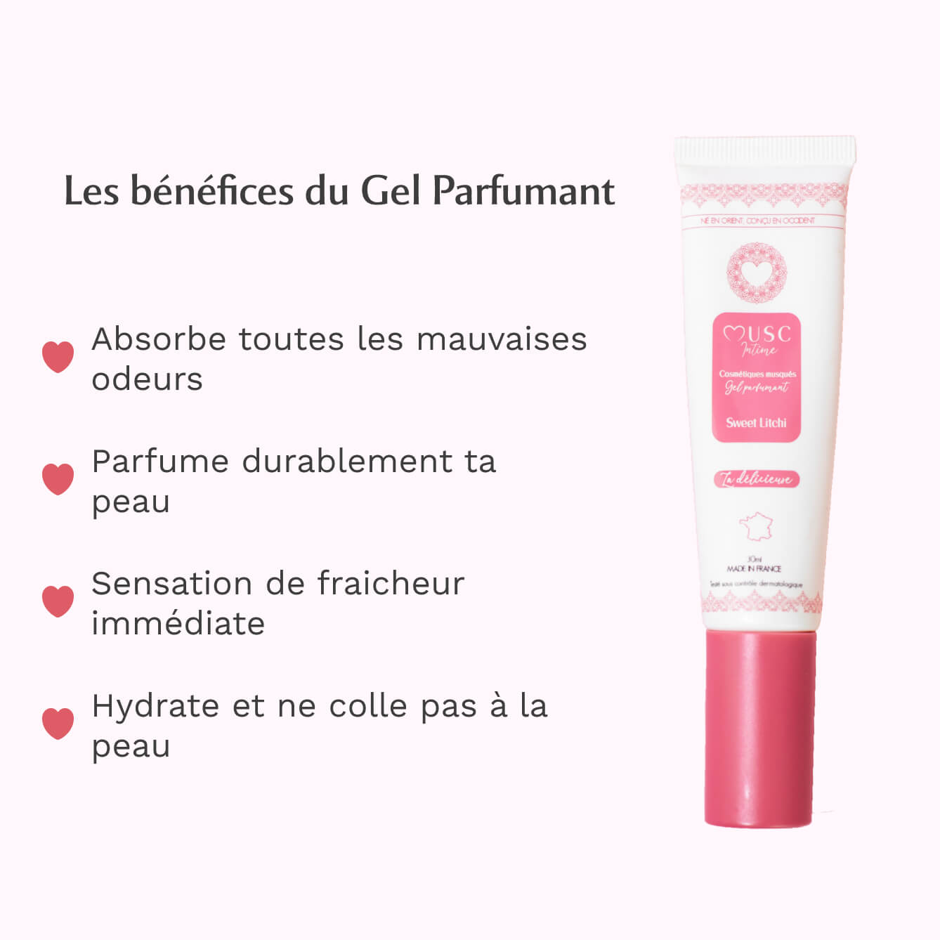 Gel Parfumant au Sweet Litchi - La Délicieuse (30ml)