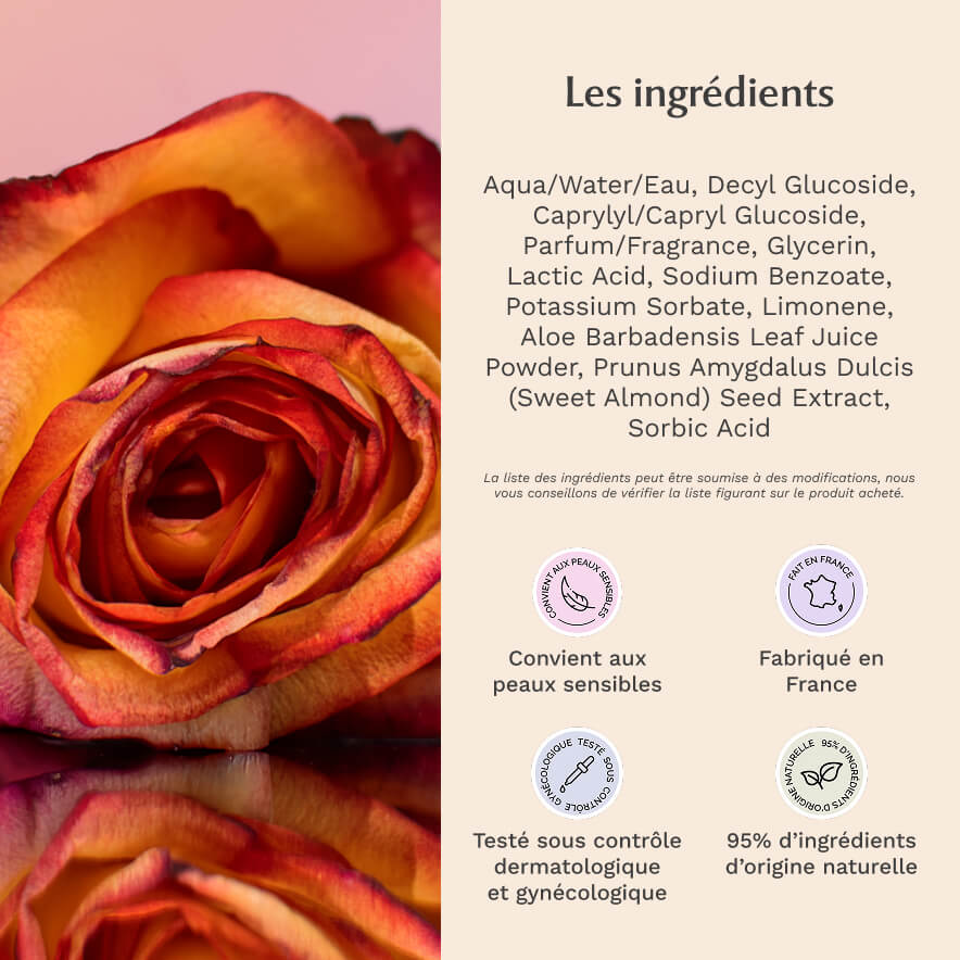 Mousse Nettoyante Intime - Amber Flower - La Précieuse (150ml)