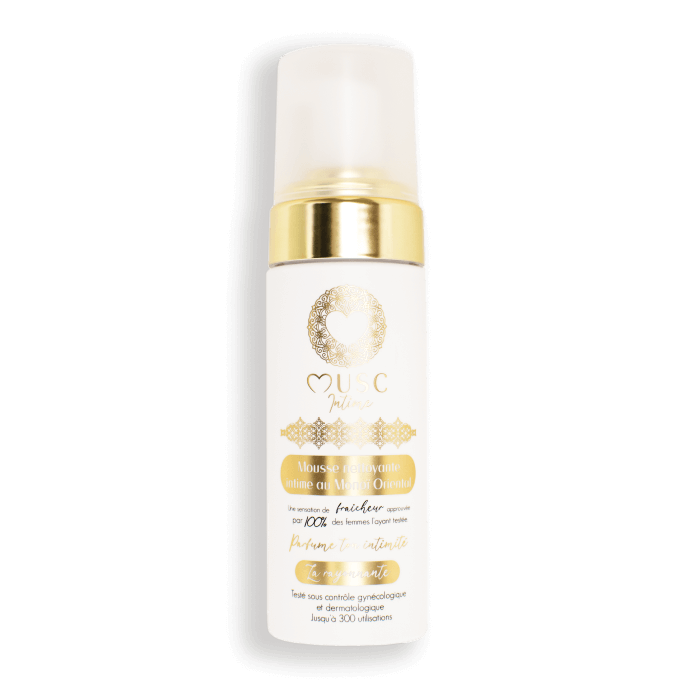 Mousse nettoyante intime au Monoï Oriental - La Rayonnante (150ml)