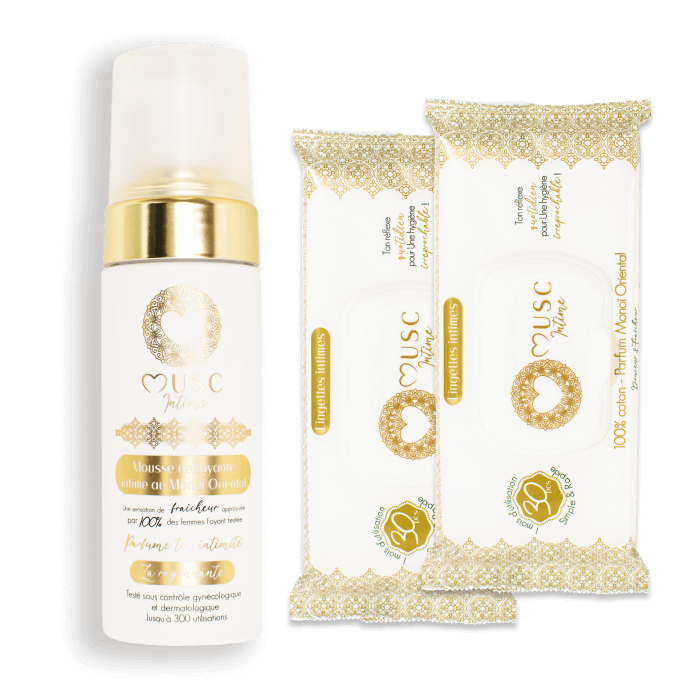 Mousse nettoyante intime au Monoï Oriental - La Rayonnante (150ml)