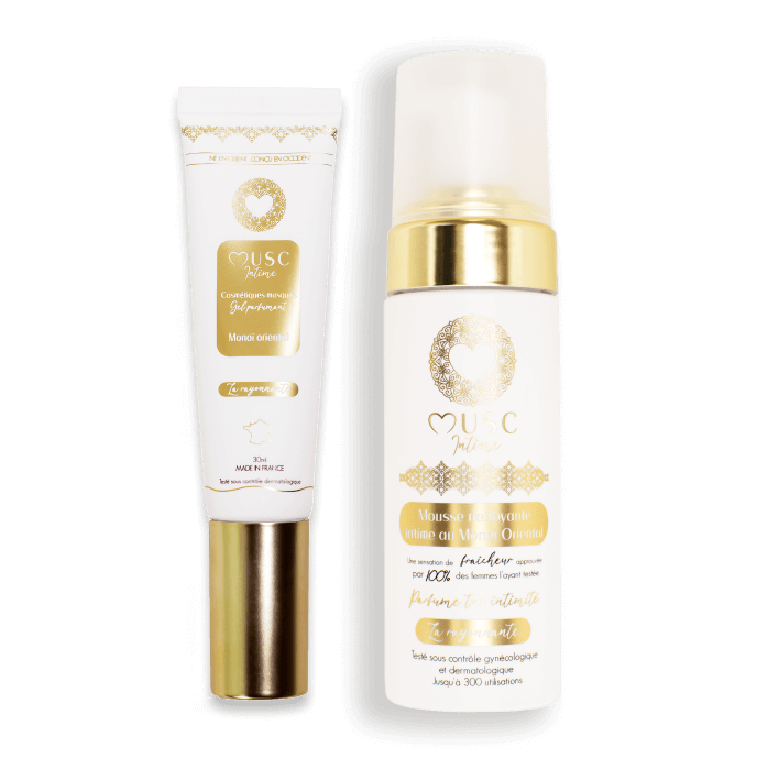 Mousse nettoyante intime au Monoï Oriental - La Rayonnante (150ml)