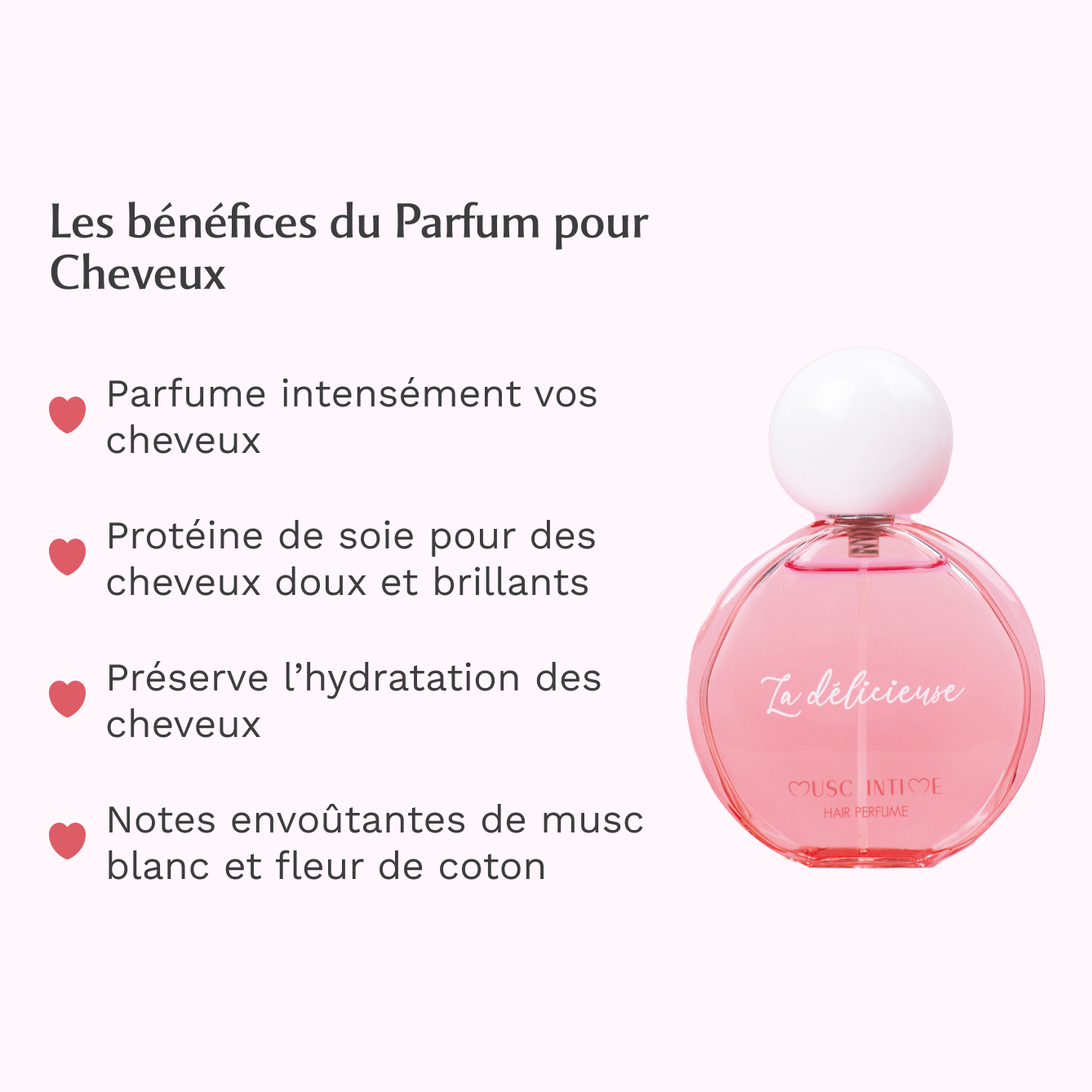 Parfum cheveux au Sweet Litchi - La délicieuse