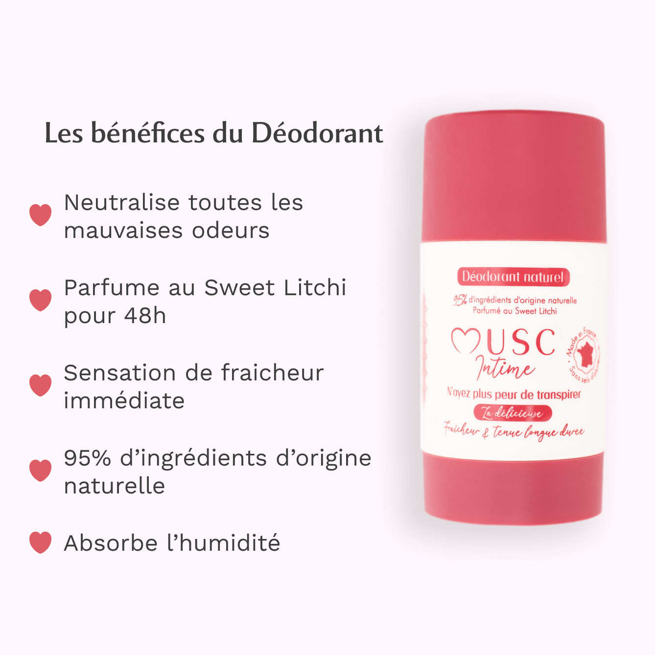 Déodorant Naturel Sweet Litchi