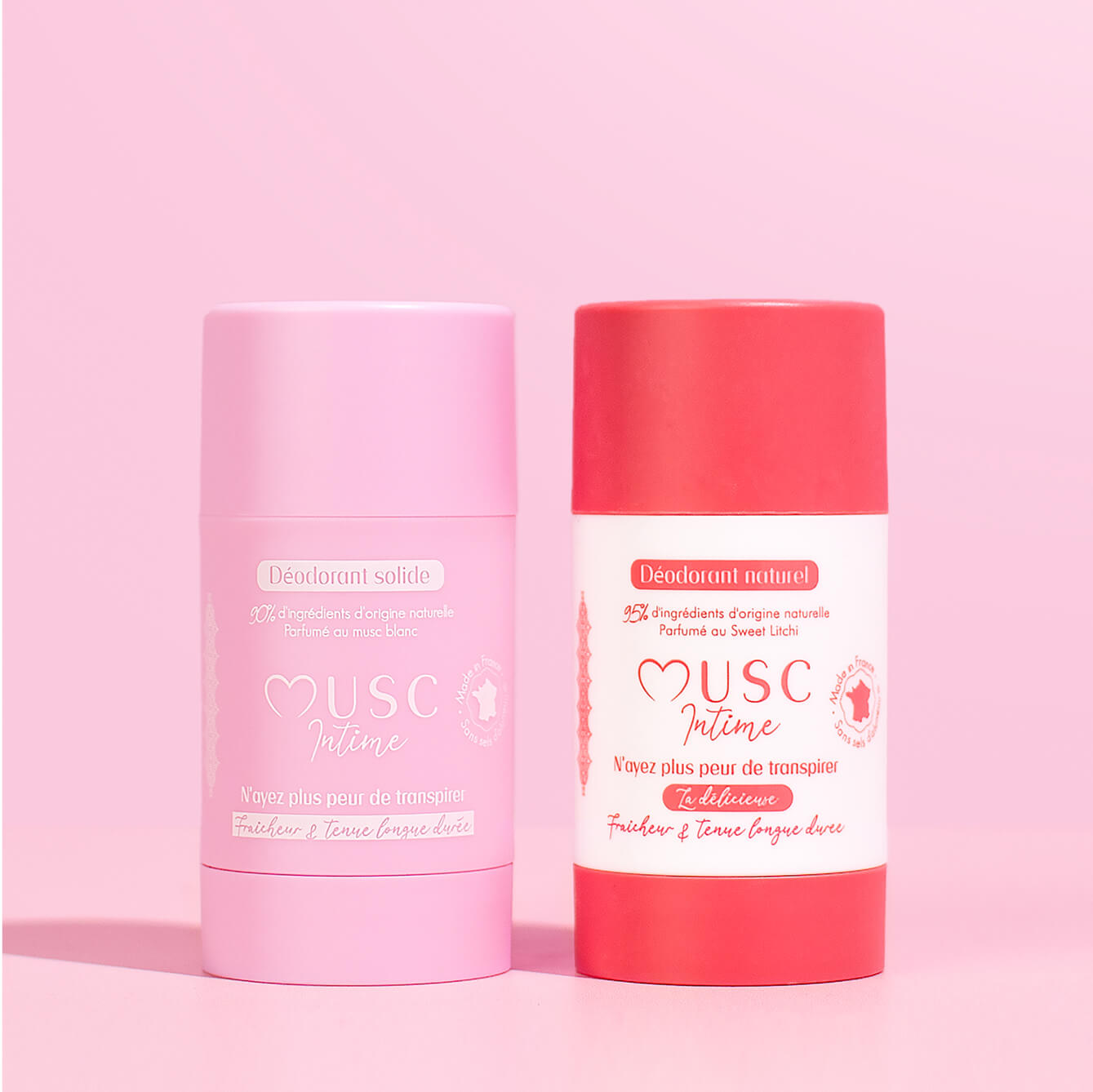 1 Déo Sweet Litchi + 1 Déo Musc Blanc