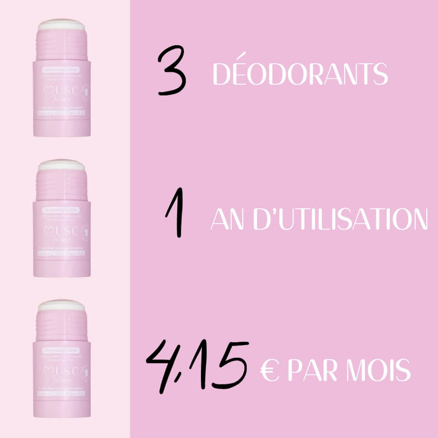Déodorant Naturel Musc Blanc