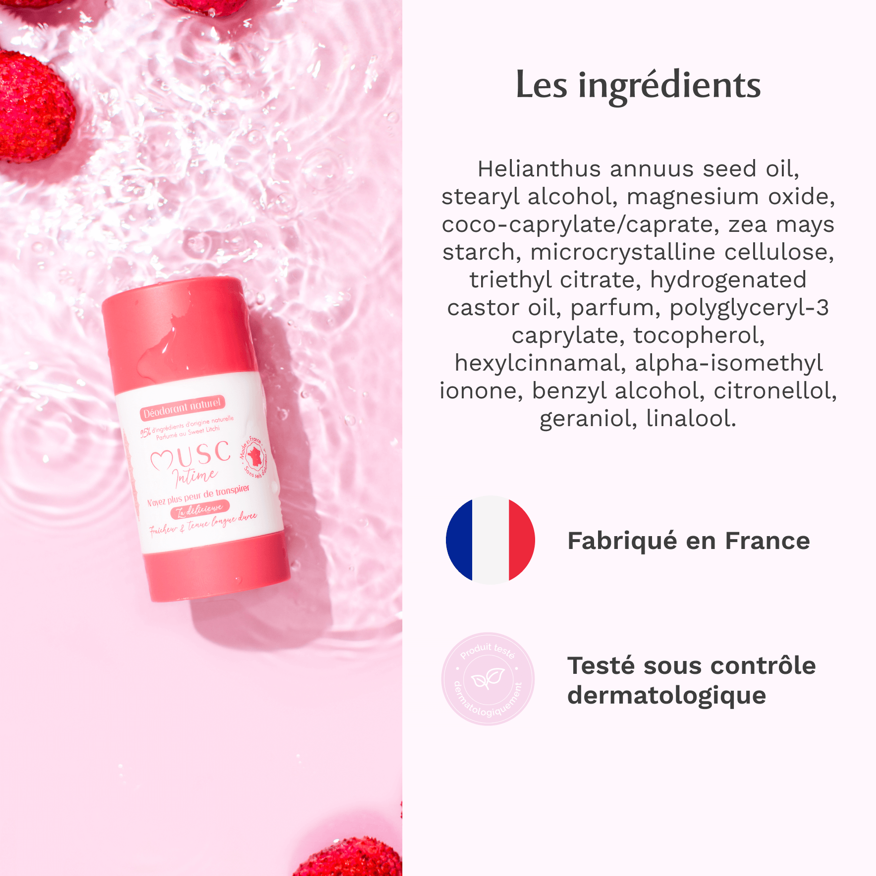 Déodorant Naturel Sweet Litchi